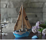Maxbell 2Pcs Mediterranean Nautical Tropical Fishing Net Sailing Decor Ornament