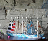 Maxbell 2Pcs Mediterranean Nautical Tropical Fishing Net Sailing Decor Ornament