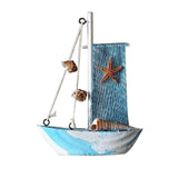 Maxbell 2Pcs Mediterranean Nautical Tropical Sailing Ship Boat Model Welcome Abroad