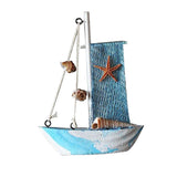 Maxbell 2Pcs Mediterranean Nautical Tropical Sailing Ship Boat Model Welcome Abroad