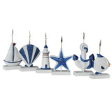 Maxbell 6Pieces Nautical Memo Clip Place Card Holder Table Number Picture Note Stand - Aladdin Shoppers