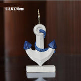 Maxbell 6Pieces Nautical Memo Clip Place Card Holder Table Number Picture Note Stand - Aladdin Shoppers