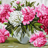 Maxbell Frameless DIY Painting By Numbers Canvas Painting Art Picture Flower #4 - Aladdin Shoppers
