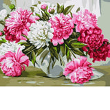 Maxbell Frameless DIY Painting By Numbers Canvas Painting Art Picture Flower #4 - Aladdin Shoppers