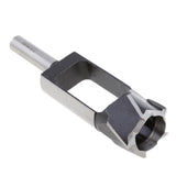 Maxbell 2 Pieces Tapered Snug Plug Cutters 13MM 1/2 Inch Shank 25mm + 30mm