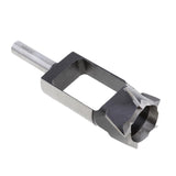 Maxbell 2 Pieces Tapered Snug Plug Cutters 13MM 1/2 Inch Shank 30mm + 35mm