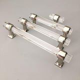 128mm Fashion Acrylic Crystal Kitchen Cupboard Handles Pull Drawer Door Knobs