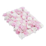 Maxbell 5 Pieces Artificial Flower Wall Panels Wedding Venue Decor Pink White