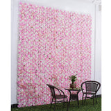 Maxbell 10 Pieces Artificial Flower Wall Panels Wedding Venue Decor Pink White