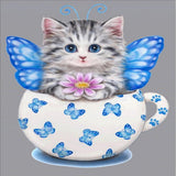 Maxbell 5D DIY Diamond Painting Embroidery Rhinestone Pictures Cat 30x40cm - Aladdin Shoppers