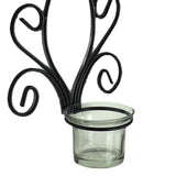 Maxbell 4Pcs Wall Candle Sconce Pillar Candle Holders Elegant Tea Light Candlestick