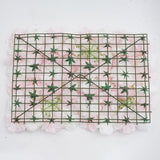 6Pieces Romantic Artificial Rose Flower Wall Panel For Wedding Pink & White