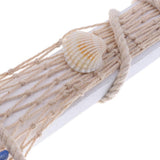 Maxbell 2Pcs Mediterranean Nautical Tropical Fishing Net Sailing Decor Ornament