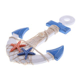 Maxbell 2Pcs Mediterranean Nautical Tropical Fishing Net Sailing Decor Ornament