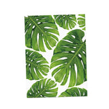 Maxbell 2pcs Unframed Green Palm Leaf Canvas Oil Painting Picture Wall Art Decor