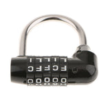 Maxbell 4 Pieces Letters Combination Lock Resettable Padlock for Toolboxes Suitcases