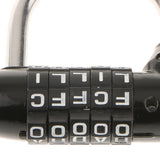 Maxbell 4 Pieces Letters Combination Lock Resettable Padlock for Toolboxes Suitcases
