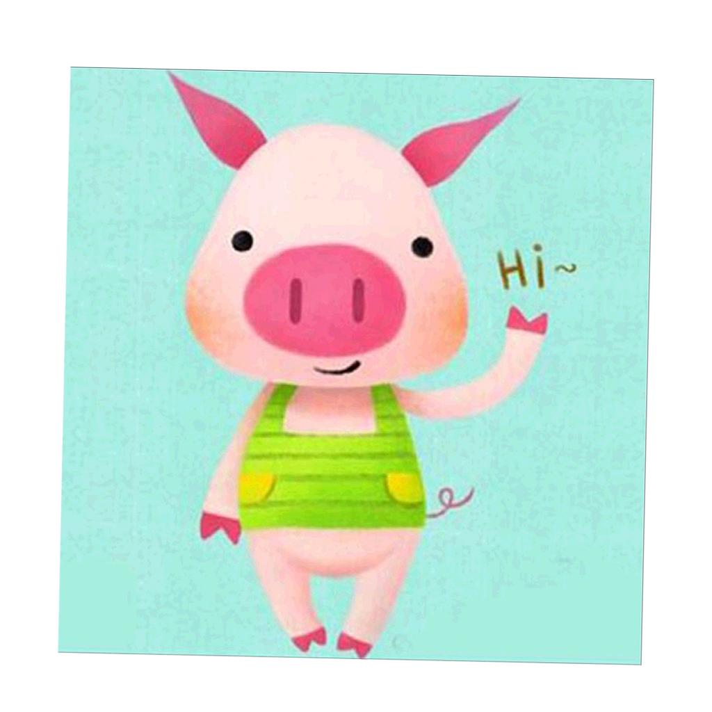 5D DIY Diamond Painting Embroidery Cross Craft Stitch Cartoon Pig