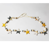 Maxbell Wooden Star Garland Bunting Hanging Banner Baby Children's Room Decor #2 - Aladdin Shoppers