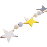 Maxbell Wooden Star Garland Bunting Hanging Banner Baby Children's Room Decor #2 - Aladdin Shoppers