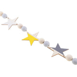 Maxbell Wooden Star Garland Bunting Hanging Banner Baby Children's Room Decor #2 - Aladdin Shoppers