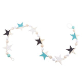 Maxbell Wooden Star Garland Bunting Hanging Banner Baby Children's Room Decor #3 - Aladdin Shoppers