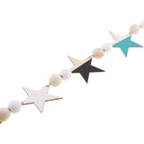 Maxbell Wooden Star Garland Bunting Hanging Banner Baby Children's Room Decor #3 - Aladdin Shoppers