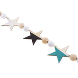 Maxbell Wooden Star Garland Bunting Hanging Banner Baby Children's Room Decor #3 - Aladdin Shoppers