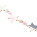 Maxbell Wooden Star Garland Bunting Hanging Banner Baby Children's Room Decor #5 - Aladdin Shoppers