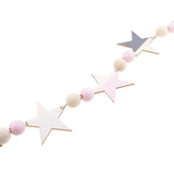 Maxbell Wooden Star Garland Bunting Hanging Banner Baby Children's Room Decor #5 - Aladdin Shoppers