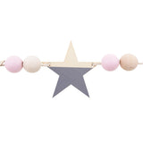 Maxbell Wooden Star Garland Bunting Hanging Banner Baby Children's Room Decor #5 - Aladdin Shoppers