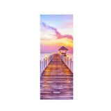 Maxbell Creative 3D Door Stickers Removable Wall Poster DIY Art Decals Pink Clouds - Aladdin Shoppers