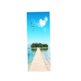Maxbell Creative 3D Door Stickers Removable Wall Poster DIY Art Decals Sea View - Aladdin Shoppers