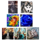 Maxbell 2 Set Cat Tiger Lion DIY 5D Diamond Painting Embroidery Cross Stitch Kit