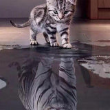 Maxbell 2 Set Cat Tiger Lion DIY 5D Diamond Painting Embroidery Cross Stitch Kit