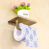 Maxbell Kitchen Towel Paper Roll Holder Wall Mount Stainless Steel Dispenser Rack Copper - Aladdin Shoppers