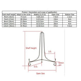 Maxbell 2Pcs Iron Wire Display Rack Holder Display Easel Tabletop Books Stand 4inch
