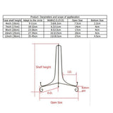 Maxbell 2Pcs Iron Wire Display Rack Holders Display Easel Tabletop Books Stand 8inch