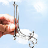 Maxbell 2Pcs Iron Wire Display Rack Holders Display Easel Tabletop Book Stand 12inch