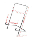 Maxbell 3pcs Metal Display Easel Stand Plate Bowl Picture Photo Display Rack