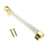 Acrylic Door Pull Knob Drawer Cabinet Cupboard Handle Hardware Gold 150mm