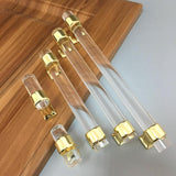 23xAcrylic Door Pull Knob Drawer Cabinet Cupboard Handle Hardware Gold 120mm
