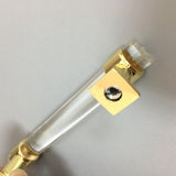 23xAcrylic Door Pull Knob Drawer Cabinet Cupboard Handle Hardware Gold 120mm