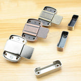Maxbell 2Pcs Door Turn Bolt Locks Silver Stainless Steel Toilet Privacy Latches