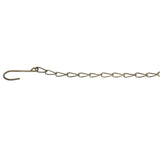 Maxbell Iron Chain Hanging Glass Candlestick Candle Holder Lantern Lamp Bronze - Aladdin Shoppers