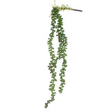 Maxbell 10x Artificial Flower String of Pearls Wall Hanging Succulents Plants Green