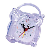 Maxbell Maxbell Mini Travel Clock Gradient Sound Desk Alarm Clock Snooze Nightlight 1# White