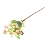 Maxbell 10Pcs Plastic Artificial Plant Fruit Berries Branches Home Cafe Decor Pink