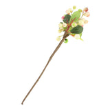 Maxbell 30Pcs Plastic Artificial Fake Plant Fruit Berries Branches Home Decor Pink