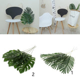 Maxbell 7Pcs Artificial Weeping Ivy Vines Palm Leaves Hanging Decor